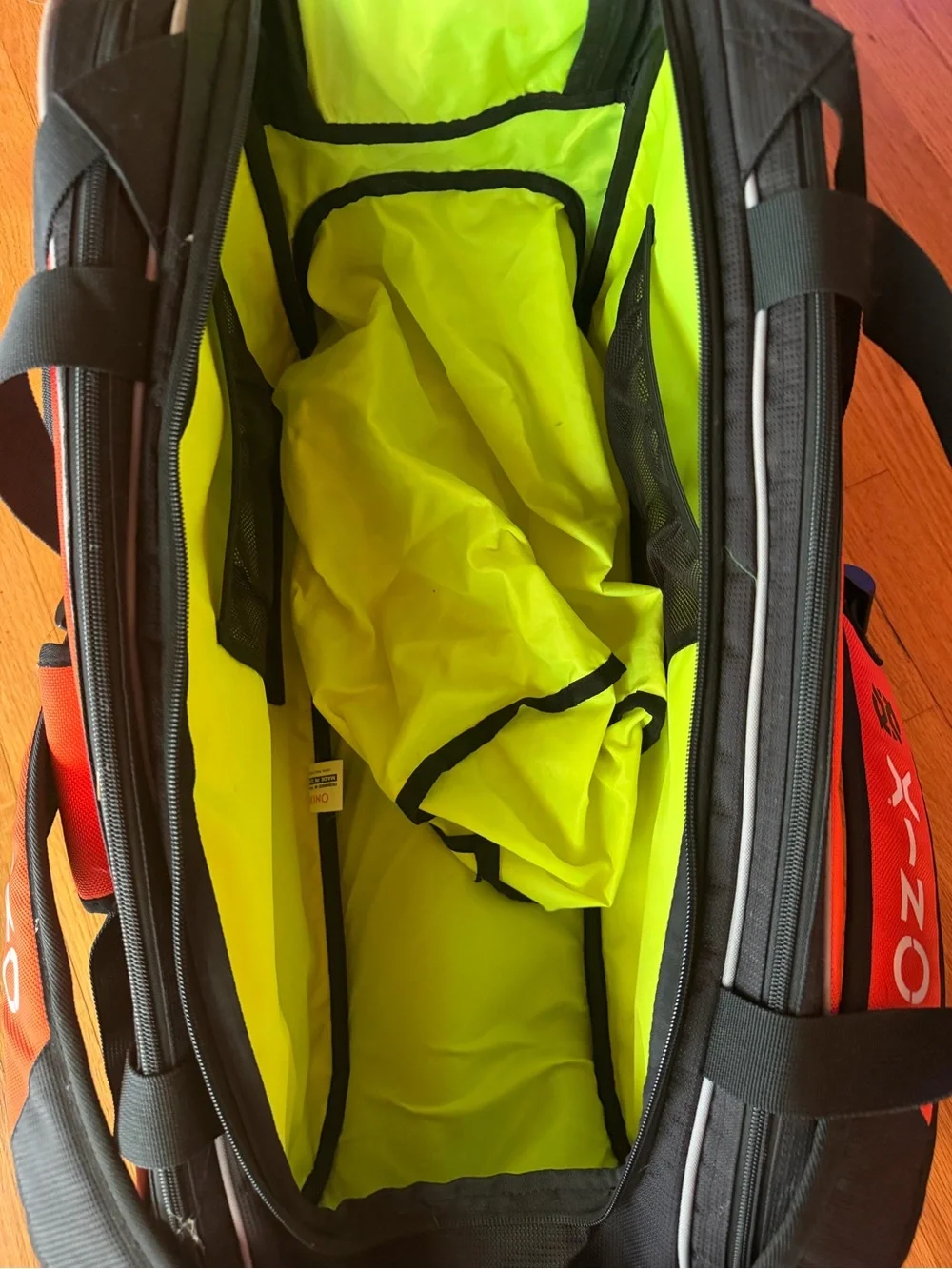 Men's Orange & Black Duffel Paddle Bag